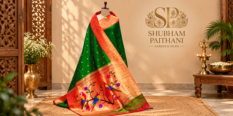 Triple Muniya Paithani