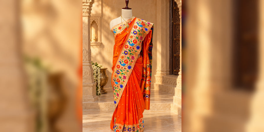 One side big border soft silk