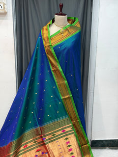 Traditional Yeola Paithani - Angle 2