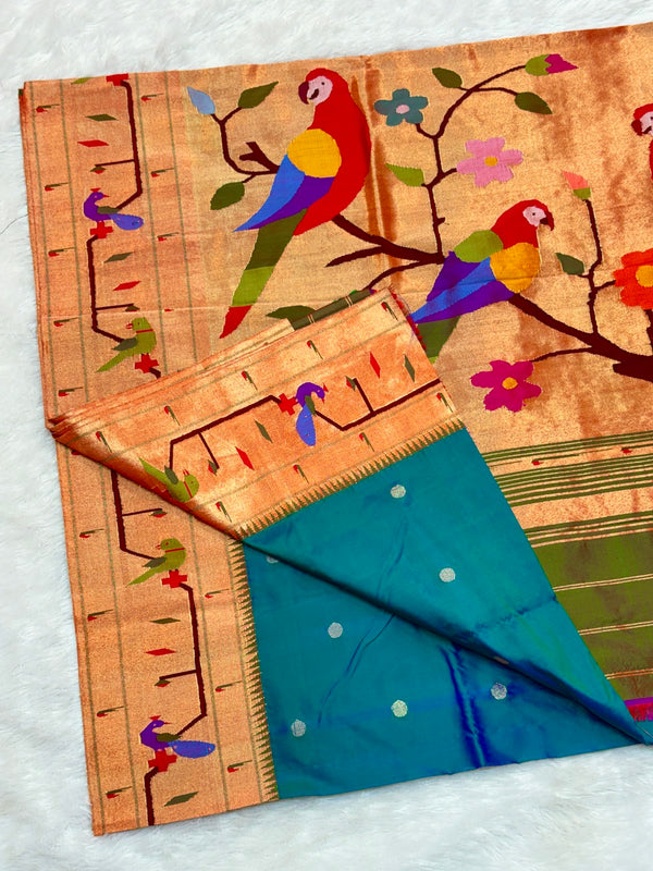 Parrot Peacock Border