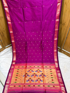 Traditional Yeola Paithani - Shubham Paithani Yeola - Angle 1