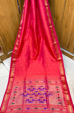 Traditional Yeola Paithani - Shubham Paithani Yeola - Angle 1