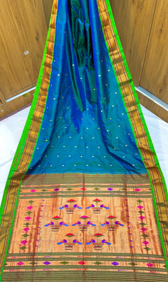 Traditional Yeola Paithani - Shubham Paithani Yeola - Angle 1