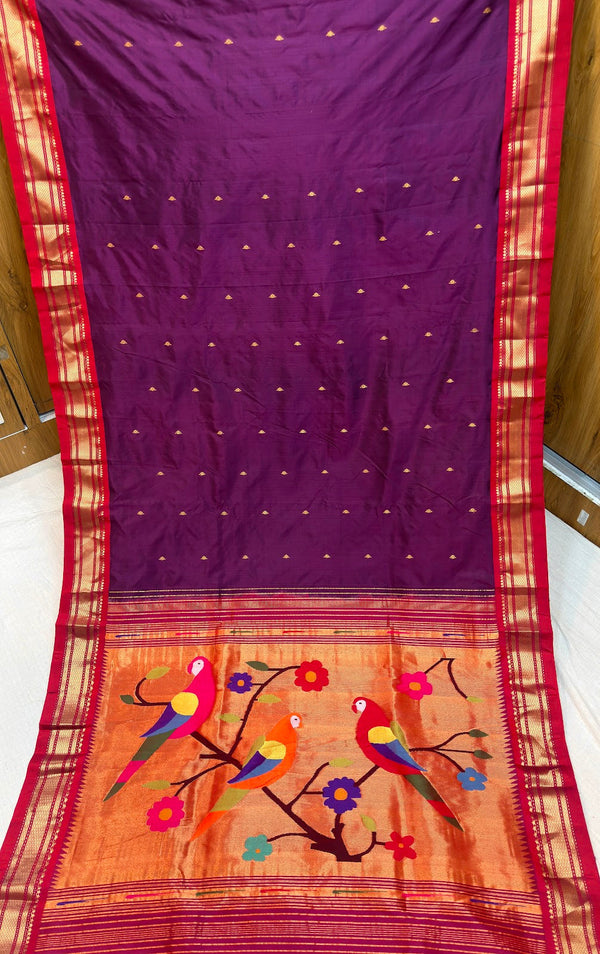 Yeola Paithani Fancy Pallu