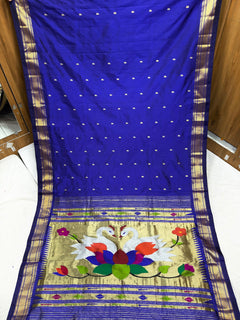 Yeola Paithani Fancy Pallu - Shubham Paithani Yeola - Angle 1