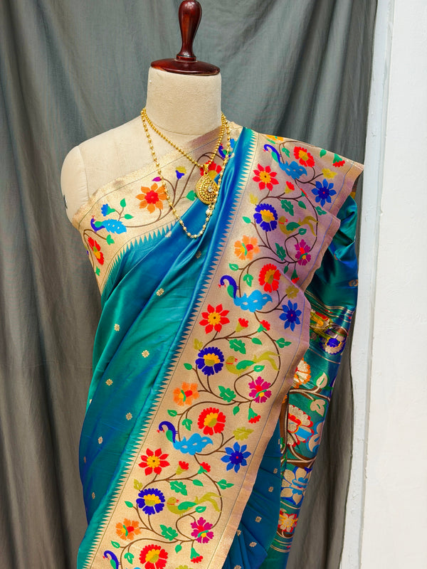 One side big border soft silk