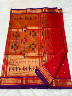 Traditional Yeola Paithani - Shubham Paithani Yeola - Angle 1