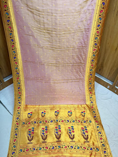 Viscose Soft Silk Aaswali Border - Shubham Paithani Yeola - Angle 1