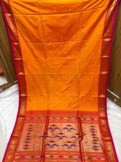 Traditional Yeola Paithani - Shubham Paithani Yeola - Angle 1