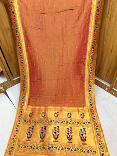 Viscose Soft Silk Aaswali Border - Shubham Paithani Yeola - Angle 1