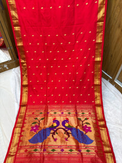 Yeola Paithani Fancy Pallu - Shubham Paithani Yeola - Angle 1