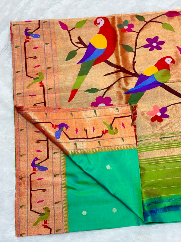Parrot Peacock Border