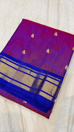 Yeola Paithani Fancy Pallu (View 2) - Shubham Paithani Yeola - Angle 2