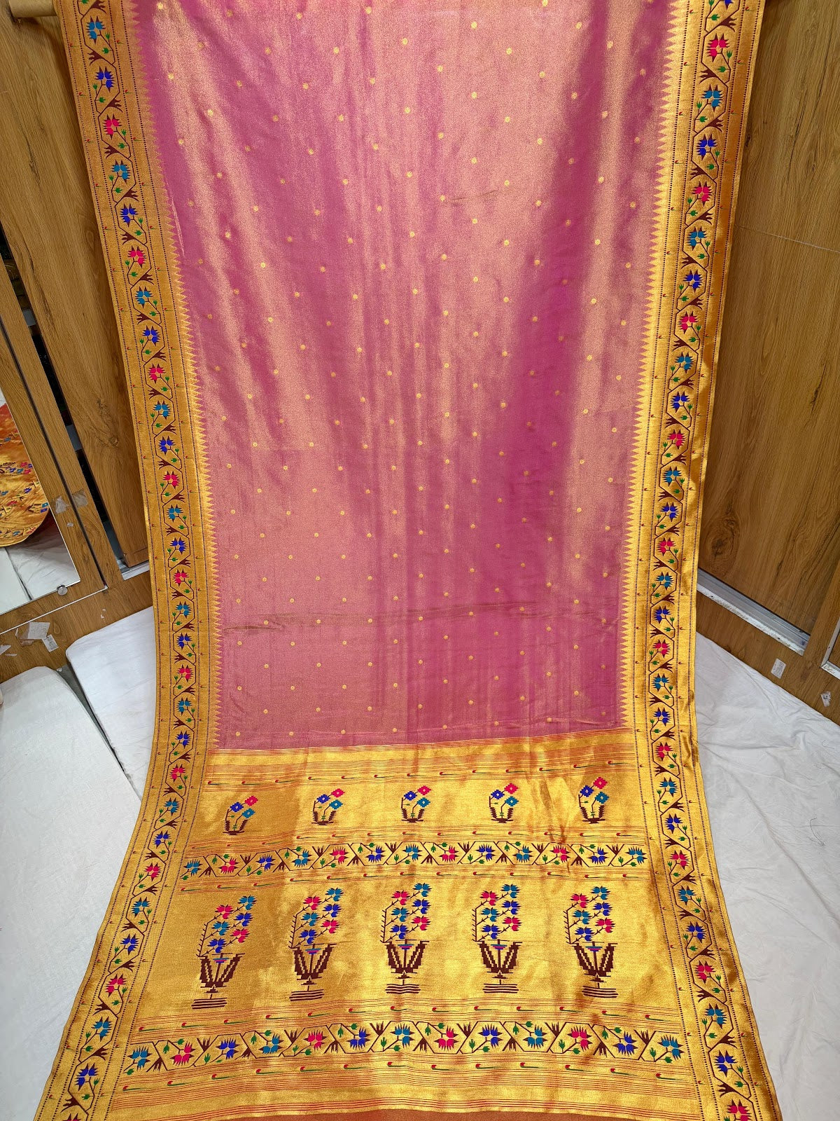 Viscose Soft Silk Aaswali Border