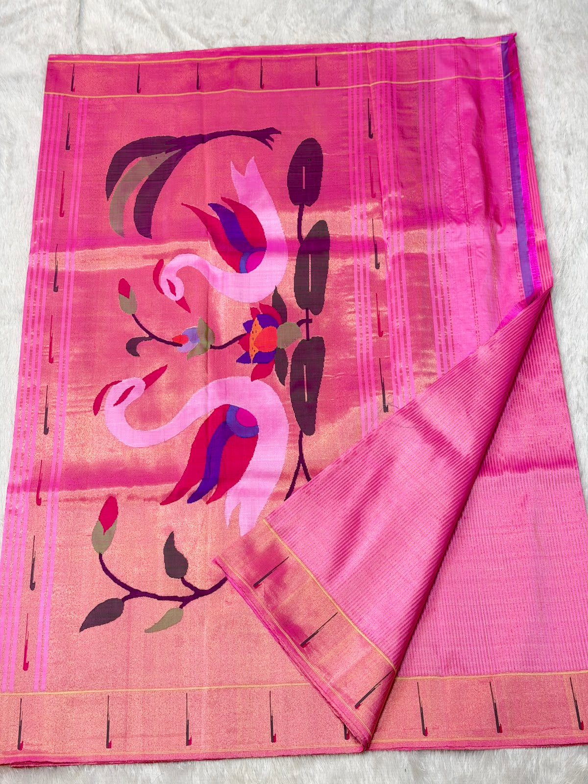 Single Muniya Paithani