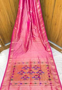 Traditional Yeola Paithani - Shubham Paithani Yeola - Angle 1