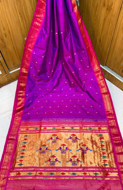 Traditional Yeola Paithani - Shubham Paithani Yeola - Angle 1