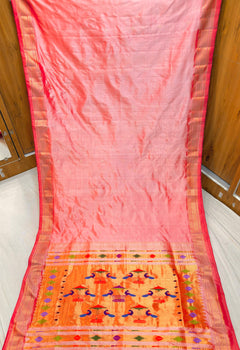 Traditional Yeola Paithani - Shubham Paithani Yeola - Angle 1