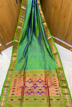 Traditional Yeola Paithani - Shubham Paithani Yeola - Angle 1