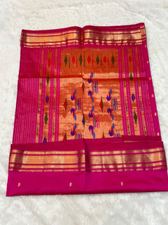 Traditional Yeola Paithani - Shubham Paithani Yeola - Angle 1