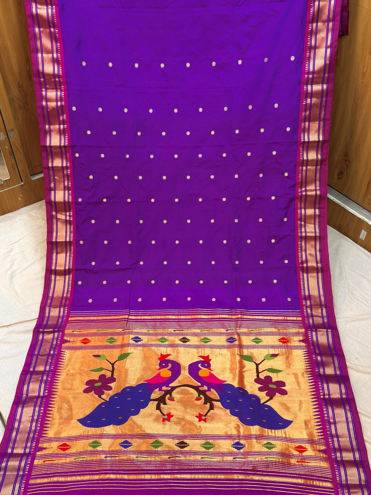 Yeola Paithani Fancy Pallu