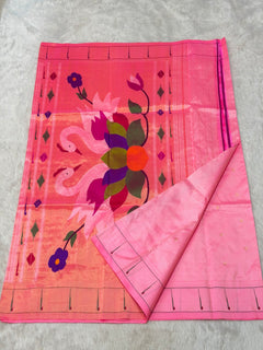 Single Muniya Paithani - Shubham Paithani Yeola - Angle 1
