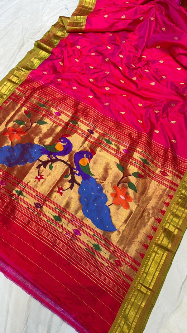 Yeola Paithani Fancy Pallu