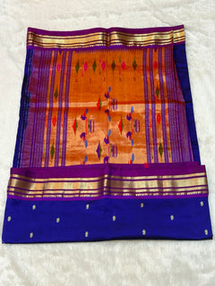 Traditional Yeola Paithani - Shubham Paithani Yeola - Angle 1