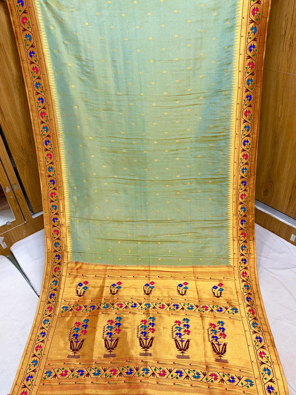 Viscose Soft Silk Aaswali Border