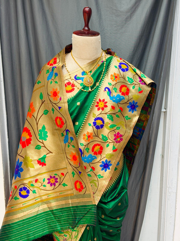 One side big border soft silk