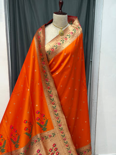 Soft silk Aaswali border - Angle 1