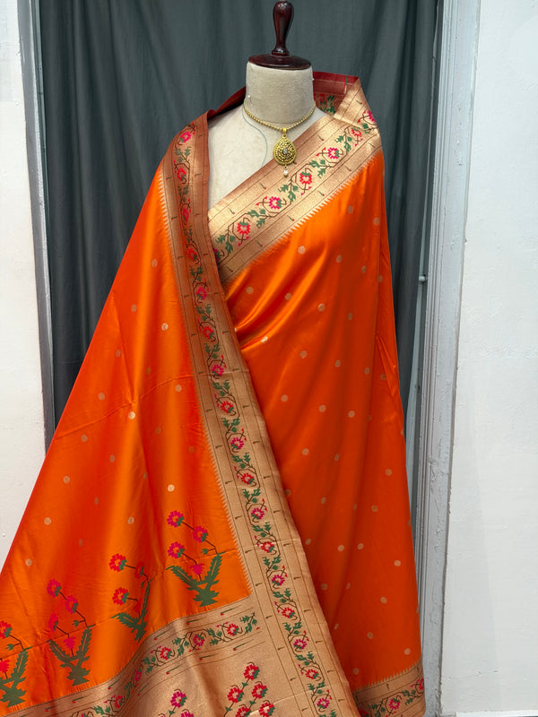 Soft silk Aaswali border