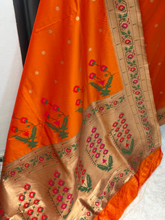 Soft silk Aaswali border - Angle 3