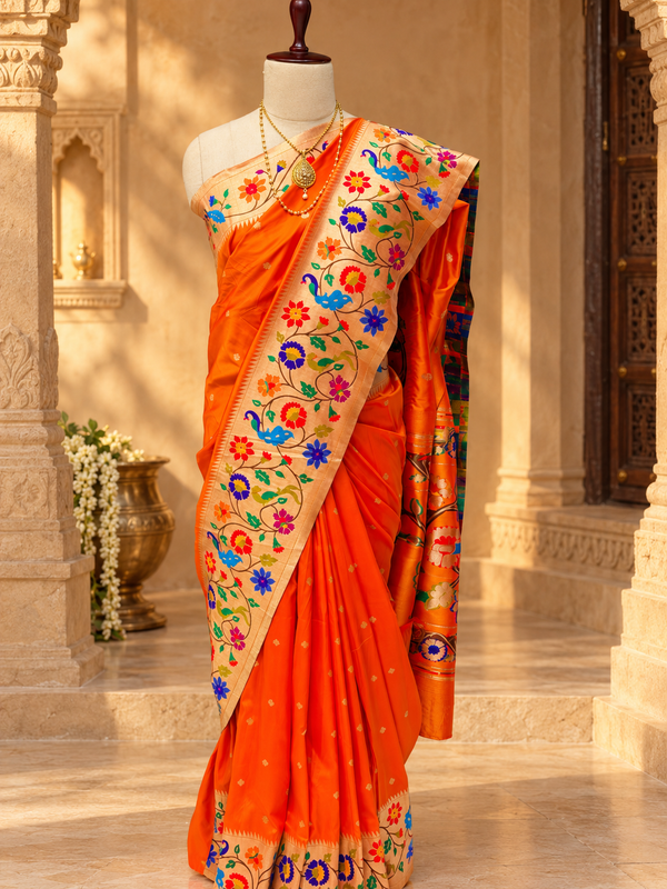 One side big border soft silk