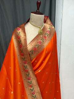 Soft silk Aaswali border - Angle 2