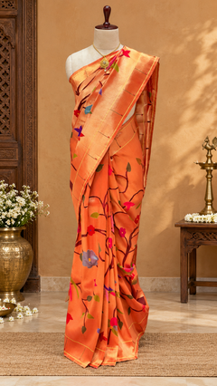 All Over tissue  Brocade Paithani - Angle 1
