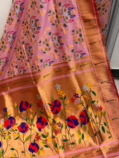 Single muniya border soft silk all over - Angle 3