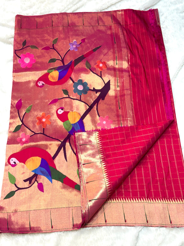 Single Muniya Paithani