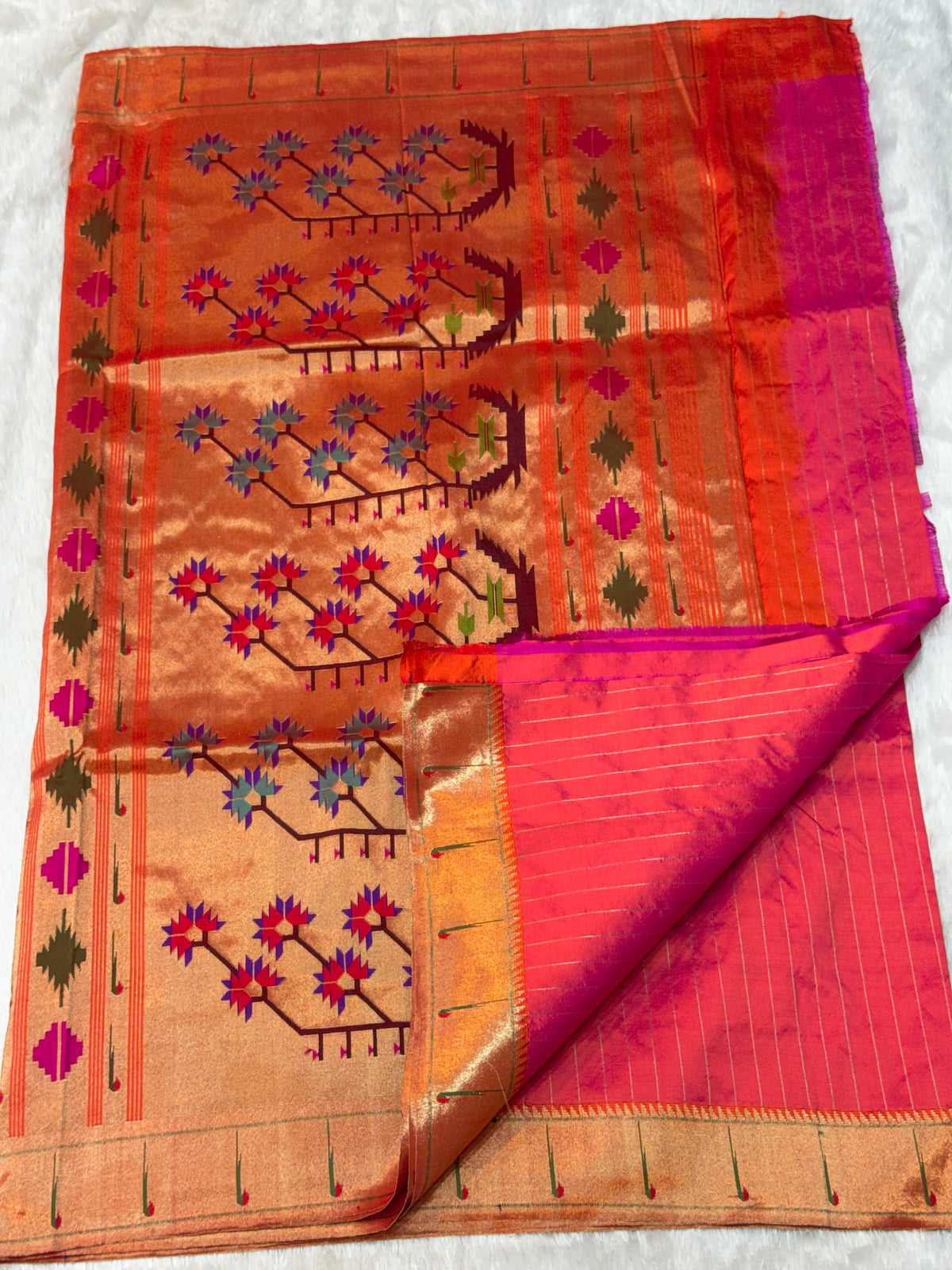 Single Muniya Paithani