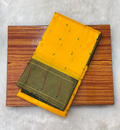 Semi Silk Single Muniya - Shubham Paithani Yeola - Angle 1