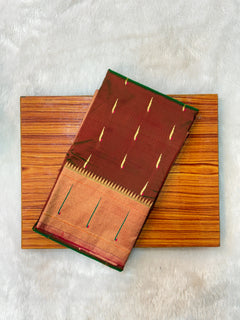 Semi Silk Single Muniya - Shubham Paithani Yeola - Angle 1