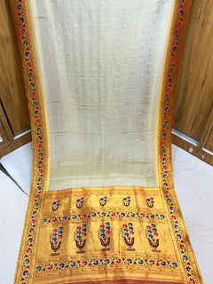 Viscose Soft Silk Aaswali Border - Angle 1