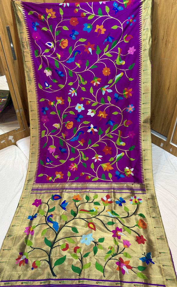 All Over Brocade Paithani