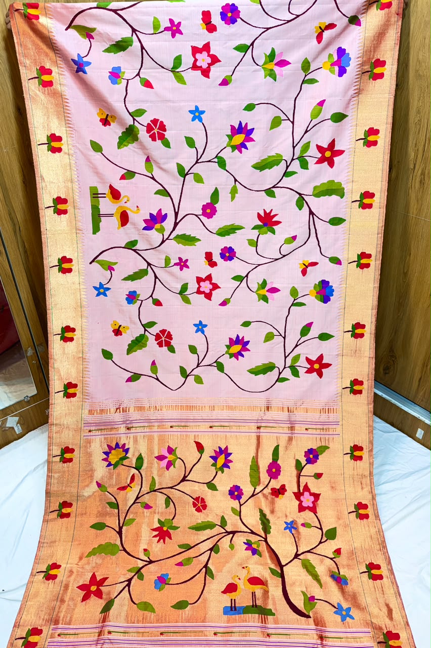 All Over Jaal Brocade Paithani